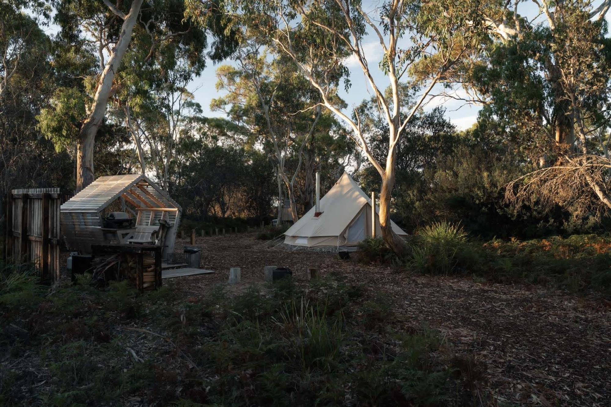מלון קולאס ביי Numie - Freycinet Peninsula - Glamping - Heated - Waterfront מראה חיצוני תמונה
