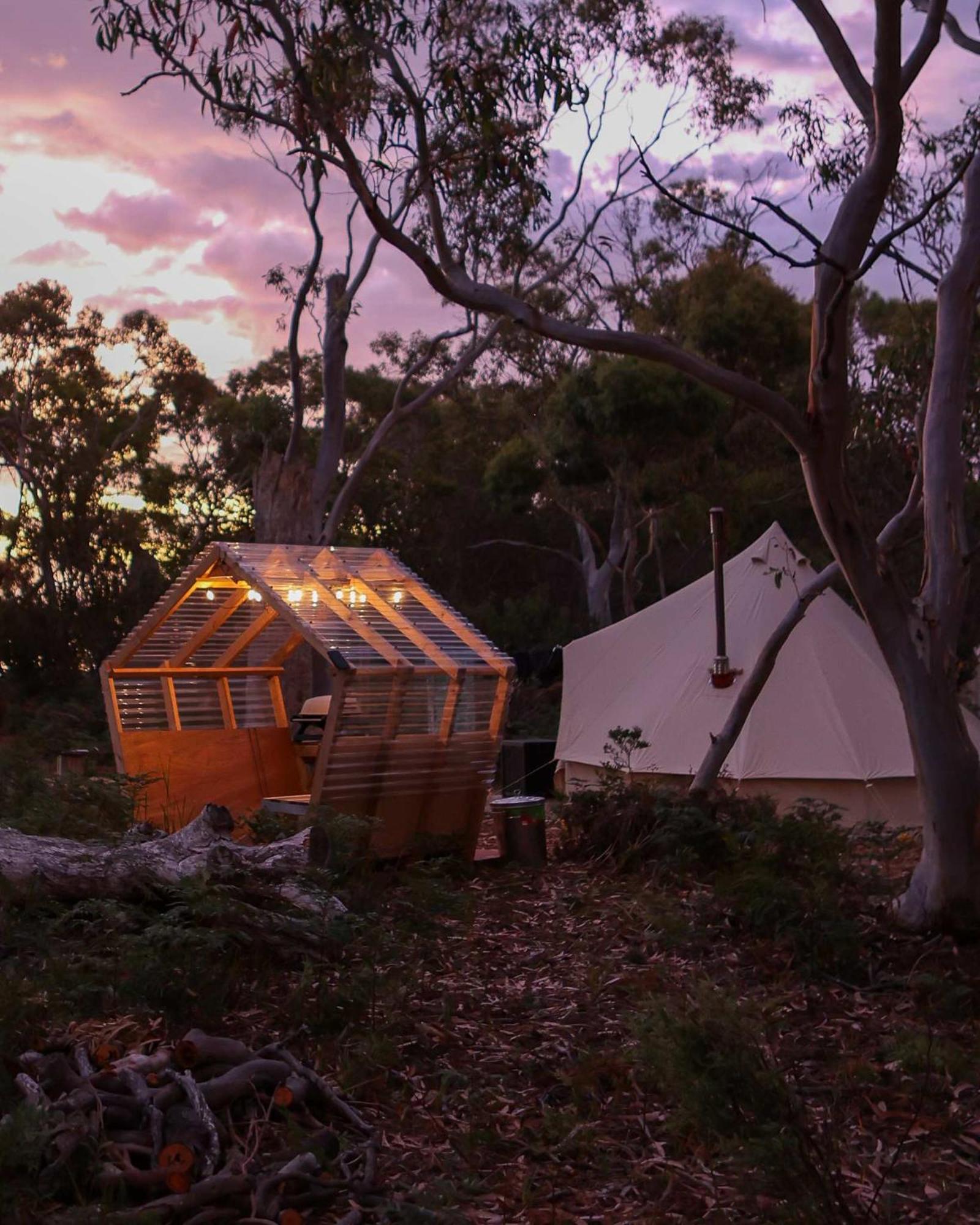מלון קולאס ביי Numie - Freycinet Peninsula - Glamping - Heated - Waterfront מראה חיצוני תמונה