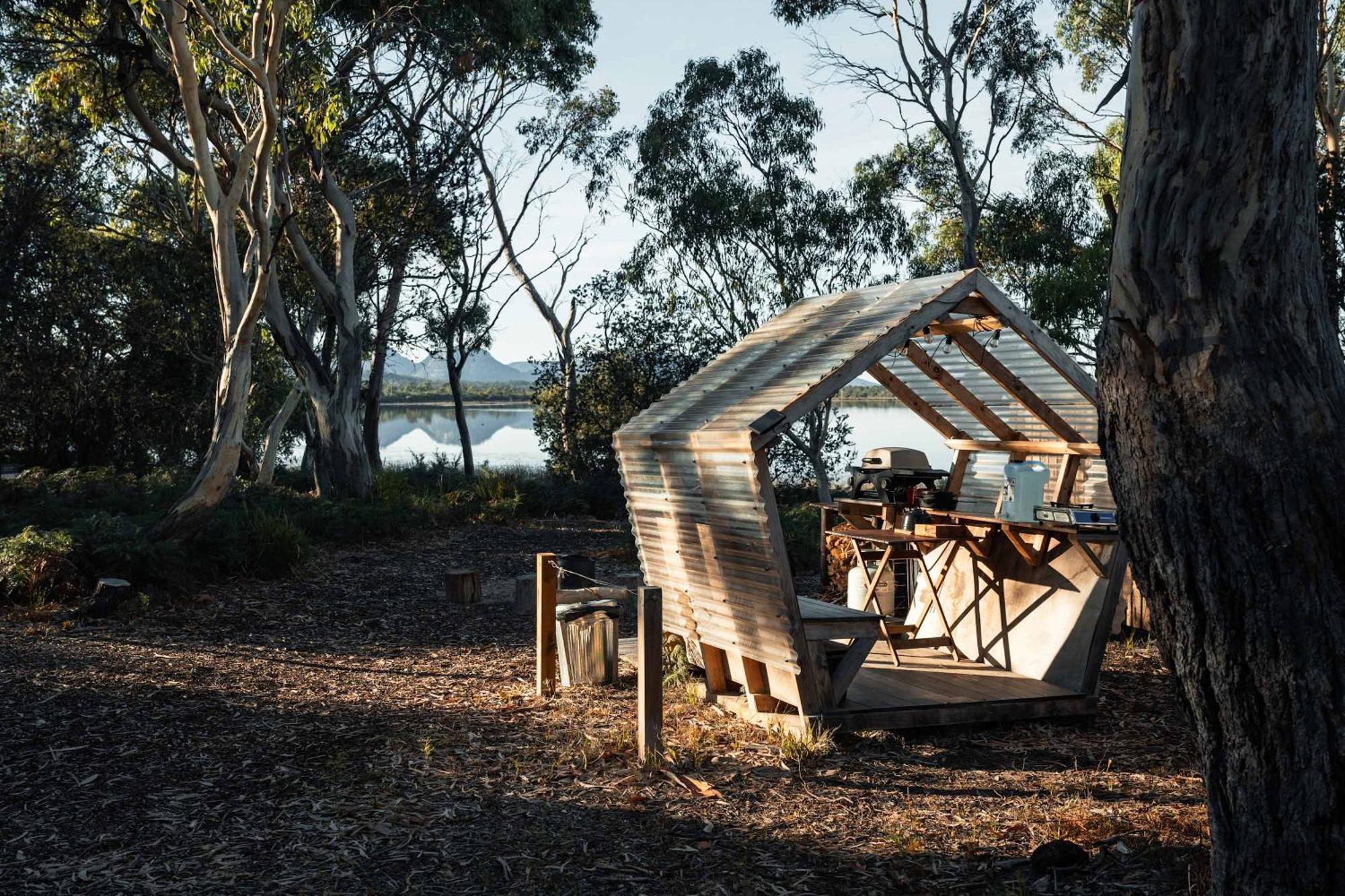 מלון קולאס ביי Numie - Freycinet Peninsula - Glamping - Heated - Waterfront מראה חיצוני תמונה