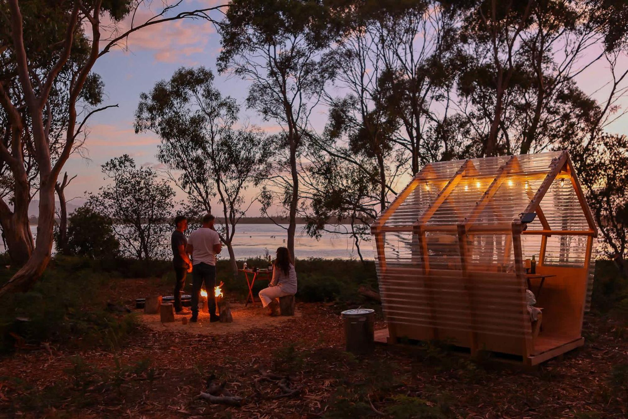 מלון קולאס ביי Numie - Freycinet Peninsula - Glamping - Heated - Waterfront מראה חיצוני תמונה